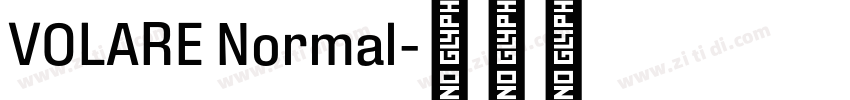 VOLARE Normal字体转换